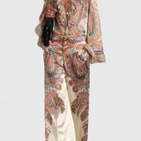 Finely Conjunto Blusa de Volantes Paisley Vintage Exclusiva