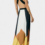 Nava Vestido Largo Polimórfico Espalda Abierta Exclusivo