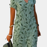 Elowen Vestido de Cambio Estampado Botánico Exclusiva