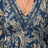 Lunetta Vestido Maxi Bohemio Estampado Floral Exclusivo
