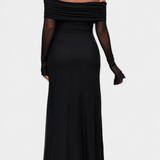 Lorelei Vestido Ajustado De Malla Escote Recto Exclusivo