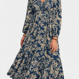 Lunetta Vestido Maxi Bohemio Estampado Floral Exclusivo