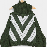 Wien Suéter Lana Hombros Descubiertos Colección Exclusiva