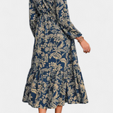 Lunetta Vestido Maxi Bohemio Estampado Floral Exclusivo