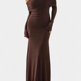 Lorelei Vestido Ajustado De Malla Escote Recto Exclusivo