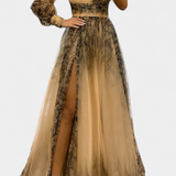 Becca Vestido Maxi de Chiffón Exclusivo de Colección