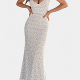 Lunara Vestido De Encaje Espalda Descubierta Exclusiva