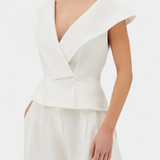 Hayden Conjunto Top Asimétrico Palazzo Colección Exclusiva