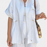Lani Conjunto Camisa Pantalones Algodón y Lino Exclusivo