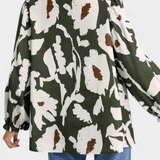 Filomena Blusa Estampado Floral Abstracto Exclusiva