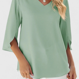 Tabitha Blusa Colección Sofisticada Tejido Suave Fresco