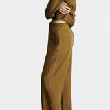 Sue Conjunto Limitado Blazer Solapas Chal Pantalones Viscosa