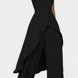Chrysoula Conjunto Asimétrico Pantalón Plisado Exclusivo