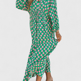 Aroa Vestido Boho Estampado Artístico Colección Limitada