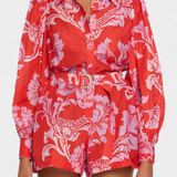 Suzanne Mono Floral Florentino Cinturón Exclusiva Colección