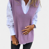 Mairead Chaqueta de Punto Premium con Escote en V Exclusiva