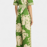 Elli Jumpsuit Estampado Monstera Colección Verano Exclusiva