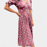 Lizzie Vestido Midi Colección Lunares Exclusiva Elegante
