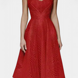 Everleigh Vestido Largo Bordados Corte A Exclusivo