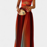 Maisie Vestido Maxi Sin Tirantes A Linea Colección Atemporal