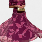 Alondra Vestido Largo Estampado Floral Fantasía Exclusivo