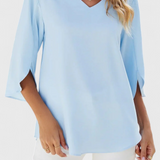 Tabitha Blusa Colección Sofisticada Tejido Suave Fresco