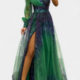 Becca Vestido Maxi de Chiffón Exclusivo de Colección