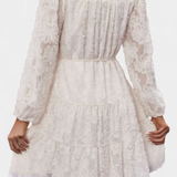 Soreia Vestido Camisero Botones Manga Texturizada Exclusivo