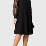 Bellezza Vestido de Encaje Luxe con Mangas Largas Exclusivo
