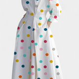 Miriam Vestido Maxi Manga Larga Tejido Premium Limitada
