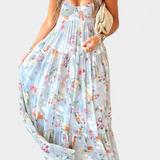 Neha Vestido Seda Exclusiva Tirantes Finos Espalda Abierta