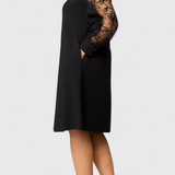 Bellezza Vestido de Encaje Luxe con Mangas Largas Exclusivo
