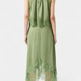 Coralena Conjunto Falda Midi Encaje Premium Exclusiva