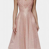 Everleigh Vestido Largo Bordados Corte A Exclusivo
