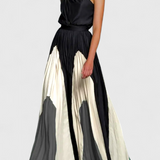 Antía Vestido Maxi Off Shoulder Estampado Exclusiva