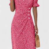 Joana Vestido Midi Floral Colección Exclusiva Escote V