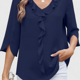 Annemiek Blusa Corte Suelto Tejido Suave Colección Premium
