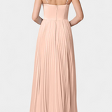 Ottilie Vestido Chiffon Plisado Corsé Esculpido Colección