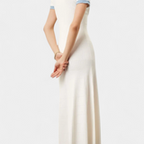 Alexia Vestido Midi Punto Ribete Colección Luxe Exclusiva