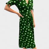 Lizzie Vestido Midi Colección Lunares Exclusiva Elegante
