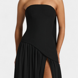 Celaena Vestido Maxi Off Shoulder Chiffon Colección Privada