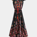 Chiara Vestido Floral Boho Chic Cintura Ajustable Exclusivo