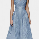 Everleigh Vestido Largo Bordados Corte A Exclusivo