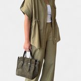 Lani Conjunto Camisa Pantalones Algodón y Lino Exclusivo