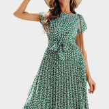Galilea Vestido Midi Colección Floral Exclusivo Elegante