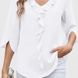 Annemiek Blusa Corte Suelto Tejido Suave Colección Premium