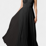 Ottilie Vestido Chiffon Plisado Corsé Esculpido Colección