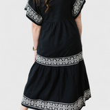 Allona Vestido Maxi Boho Colección Exclusiva Escote V