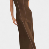 Santona Vestido Maxi Bicolor Sin Mangas Edición Limitada
