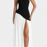 Celaena Vestido Maxi Off Shoulder Chiffon Colección Privada